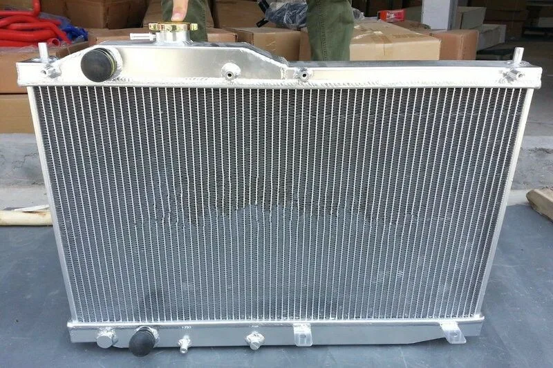 Горячая Распродажа 2 алюминиевый радиатор с сердечником и * Вентилятор для Honda S2000