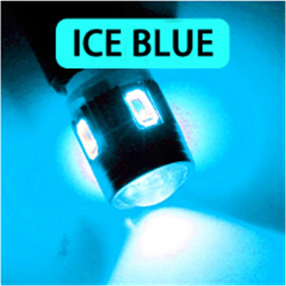 ICE BLUE 4 шт. T10 194 168 W5W автомобильный 5630 6 светодиодный задний фонарь для парковки белый свет габаритная лампа дверь свет 12 В - Испускаемый цвет: ICE BLUE