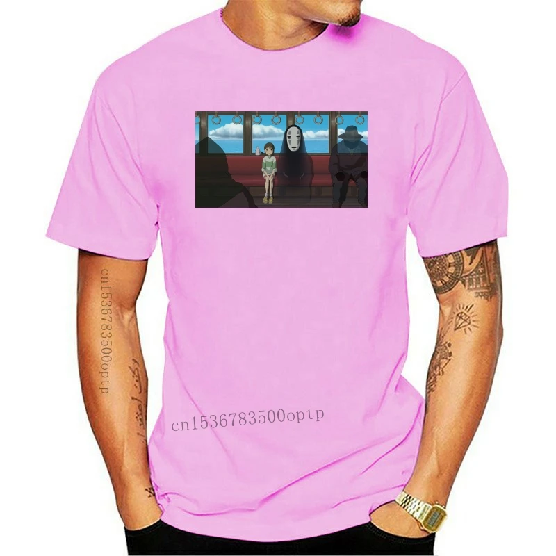 

Новинка 2021, Мужская футболка Jiro SPIRITED AWAY с забавной шуткой-studio ghidb5. японская футболка с аниме