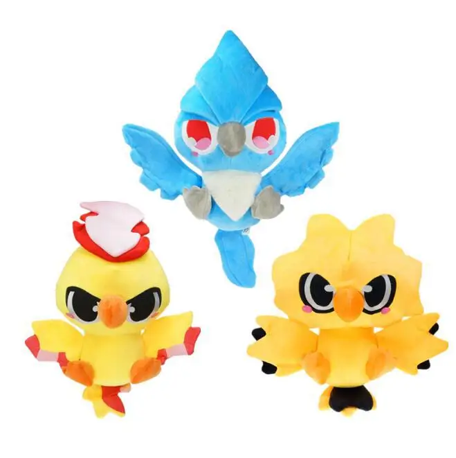 Новинка 30 см плюшевая artikuno Zapdos Moltres мягкая подушка милая игрушка крутая