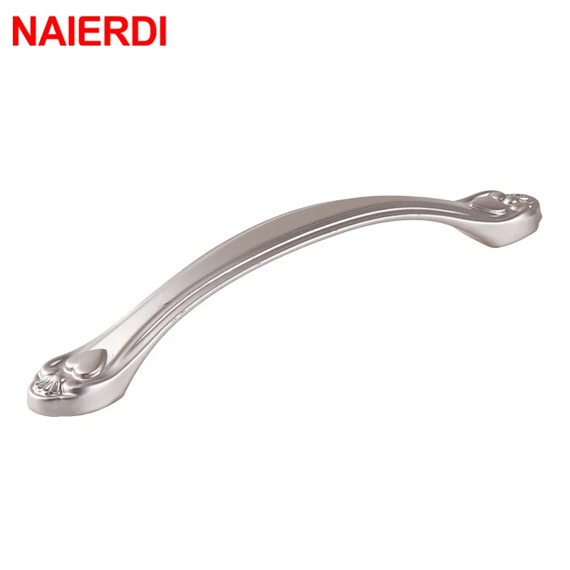 naierdi 10pcs aluminum alloy pearl nickel cabinet handles drawer knobs kitchen cupboard door pulls furniture handle hardware free global shipping