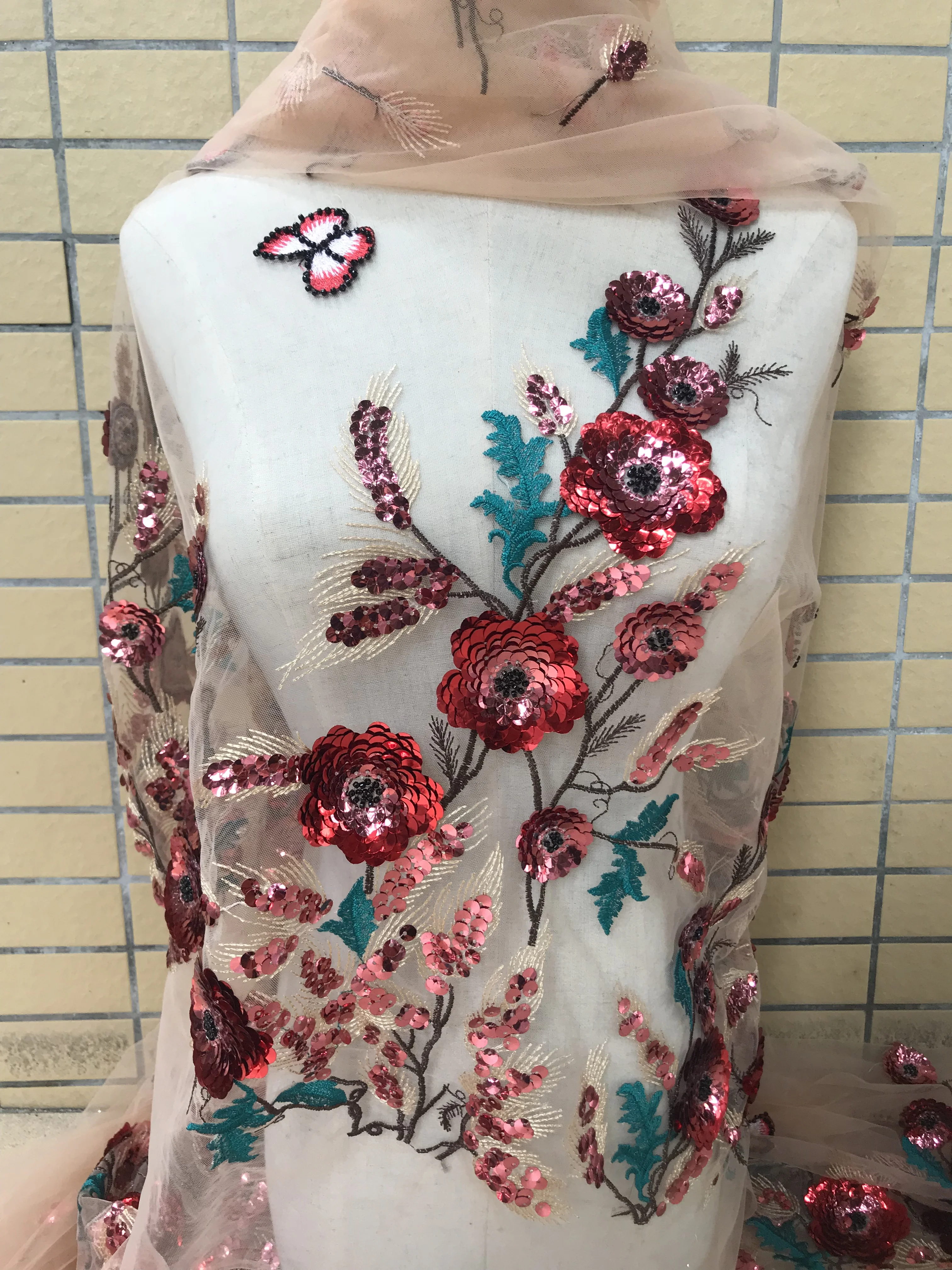 Популярная африканская кружевная ткань вышитая фототкань хорошего качества для