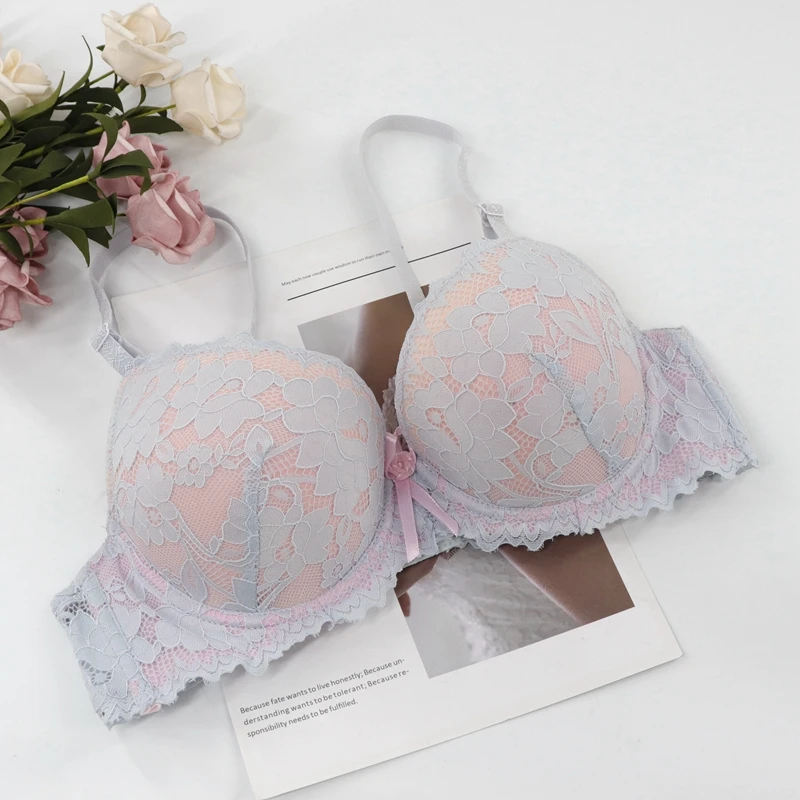 Beauwear, сексуальные, новые, кружевные бюстгальтеры для женщин, на косточках, без косточек, Цветочный, Bh, комфортное нижнее белье, чашечки A B, мягкий, пуш-ап, C D, бюстгальтер без подкладки