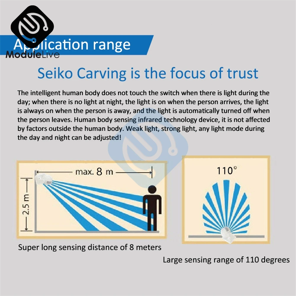 ИК-датчик движения 110 В 220 | Обустройство дома