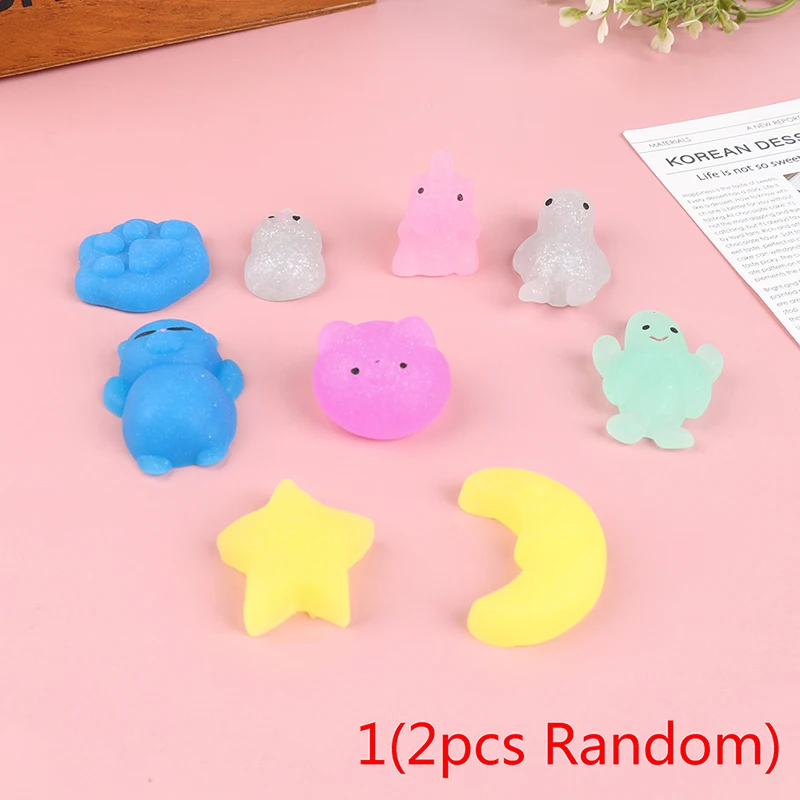 

5pcs New Style Glitter Mochi Squishy Antistress Boot Ball Fidget Toy Sticky Stress Reliever Toys Squeeze Toys Party Favors Gift