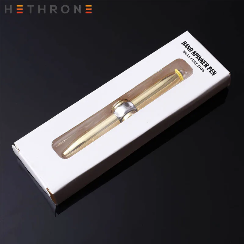 Hethrone Золотая Роскошная Магнитная шариковая ручка с гироскопом опционально