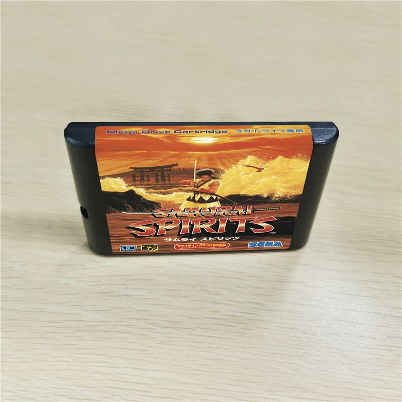Самурайские духи 16 битный MD игровой Картридж для MegaDrive Genesis консоли|game cartridge