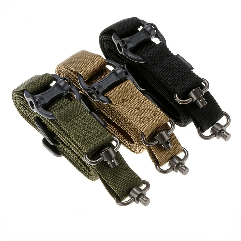 

MS4 Tactical Sling Strap Gun Rope Hunting Rifle Airsoft Quick Detach QD Swivel Dual 2 Point Adjustable Military Shoulder Strap