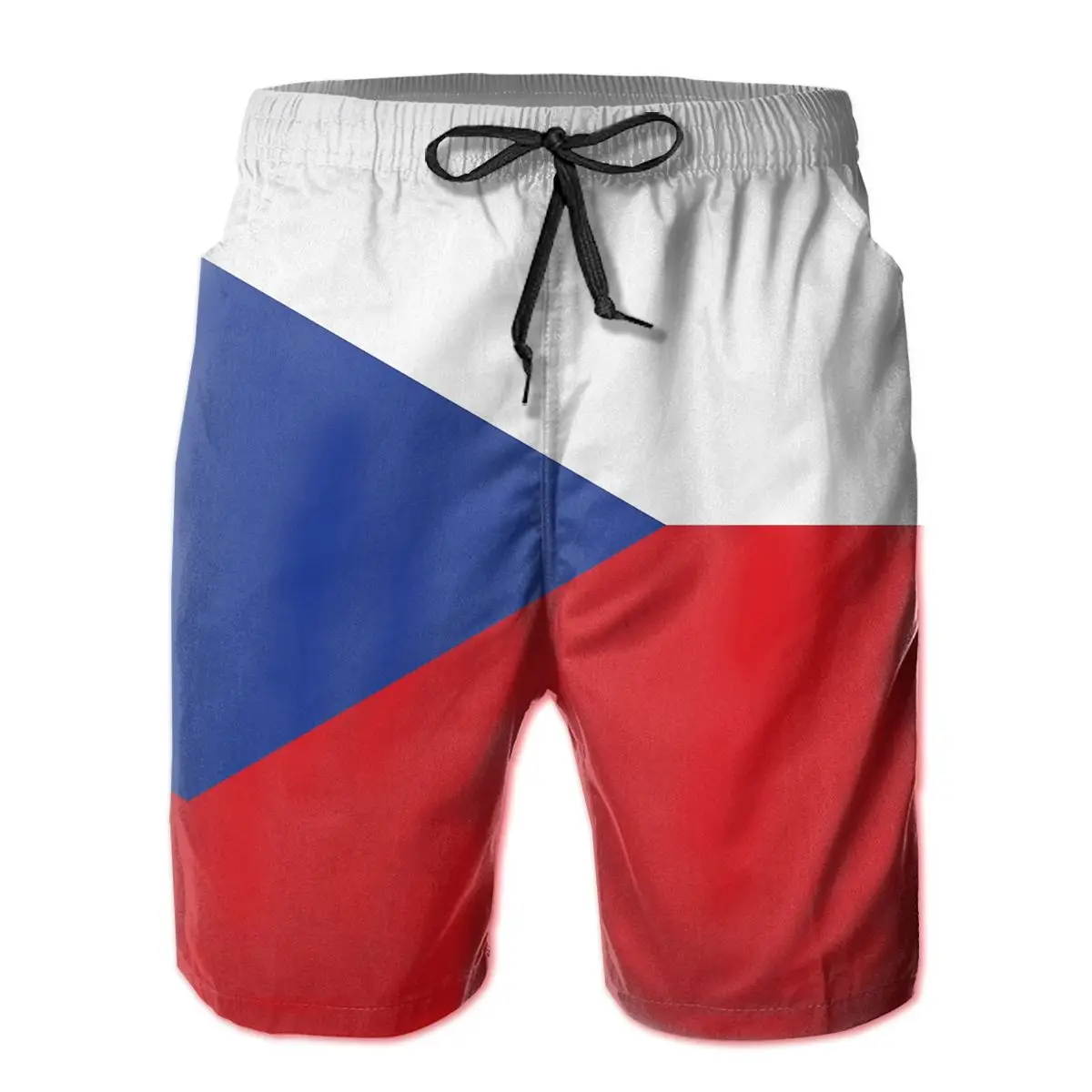 

Пляжные дышащие быстросохнущие мужские шорты Humor Graphic R333 с Баскетбольным флагом Чехии