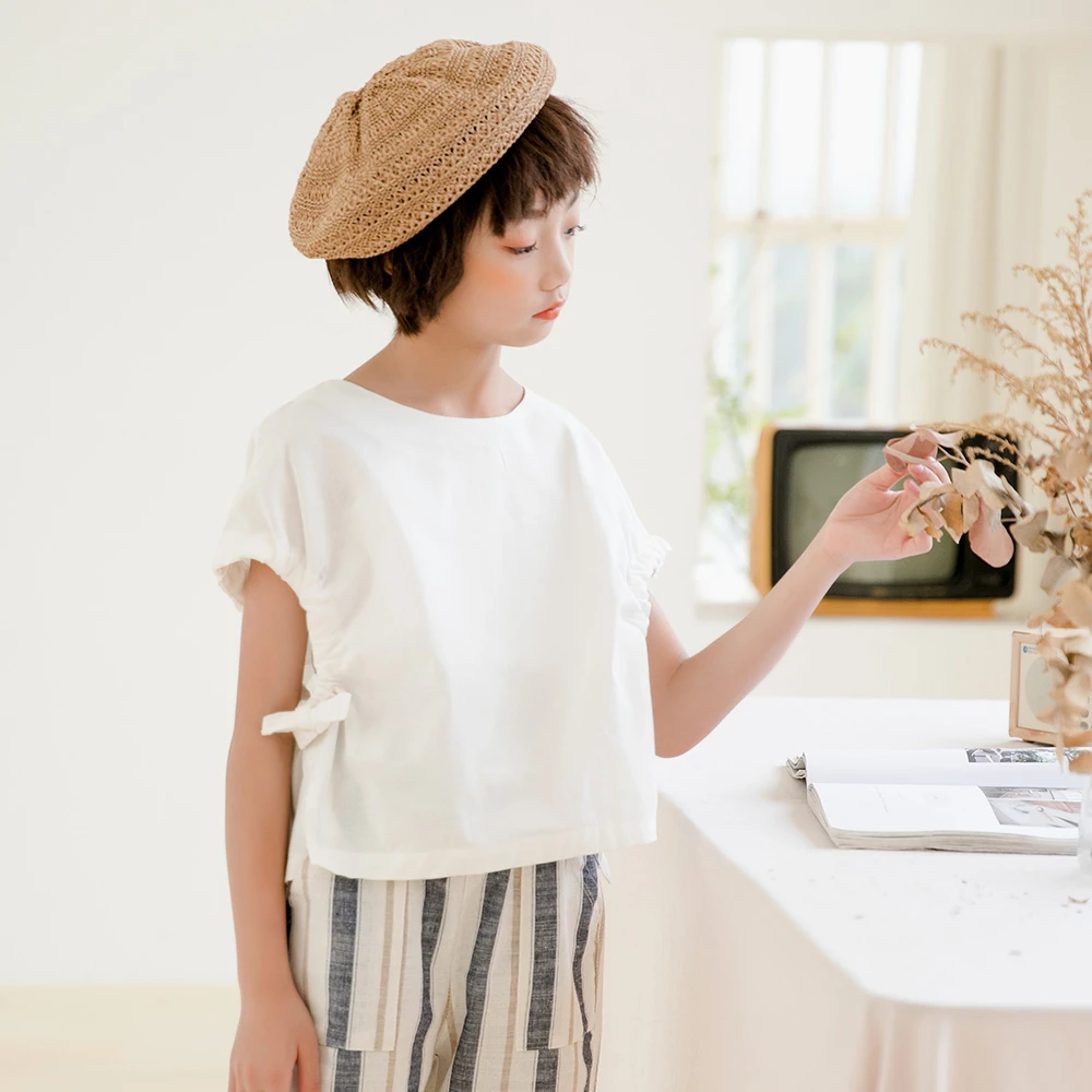 2020 г. Весна лето блузка для девочек подростков одежда детей школьные рубашки