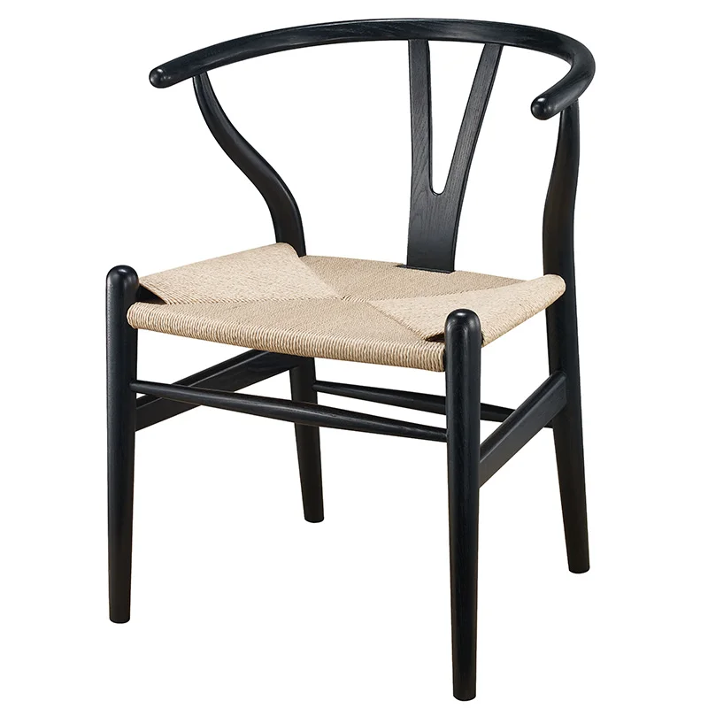 Деревянный стул Wishbone Hans Wegner Y из массива дуба деревянная Обеденная Мебель