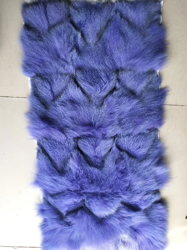 dark blue Новая настоящая натуральная Шуба из натурального Лисьего меха женская мода 90 см длинная куртка Верхняя одежда на заказ любой размер - Цвет: dark blue