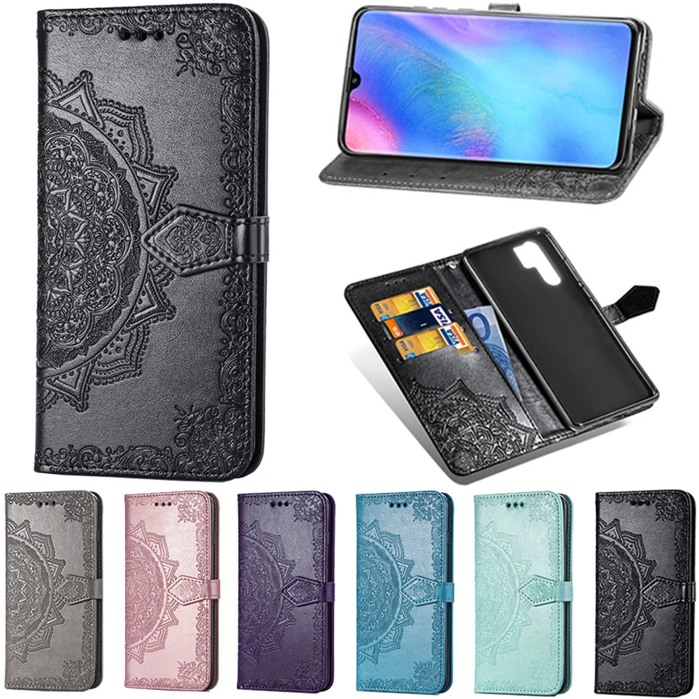 GKK чехол для huawei P30 Pro Lite P Smart Z 2019 Магнитная сумка с пряжкой стереоскопический узор