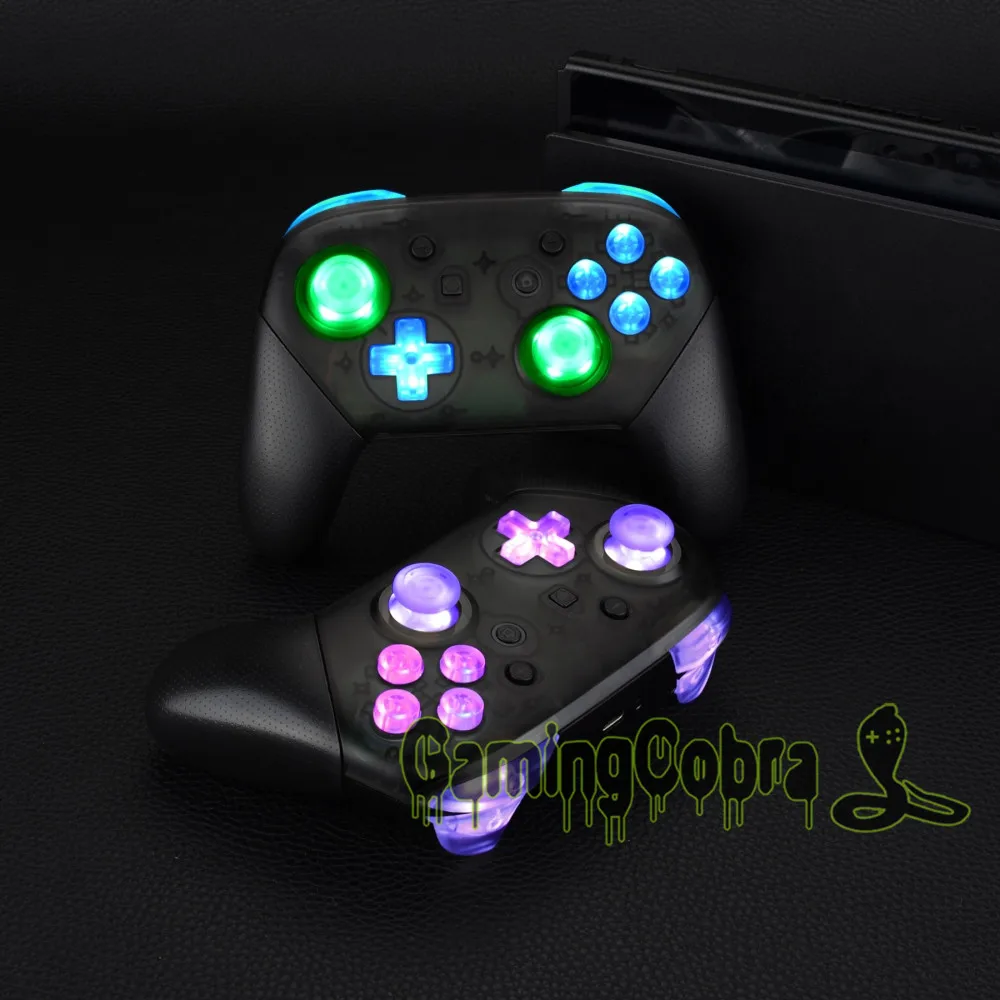 Яркие светящиеся джойстики с экстремальным эффектом D-pad ABXY ZR ZL L R кнопки DTFS