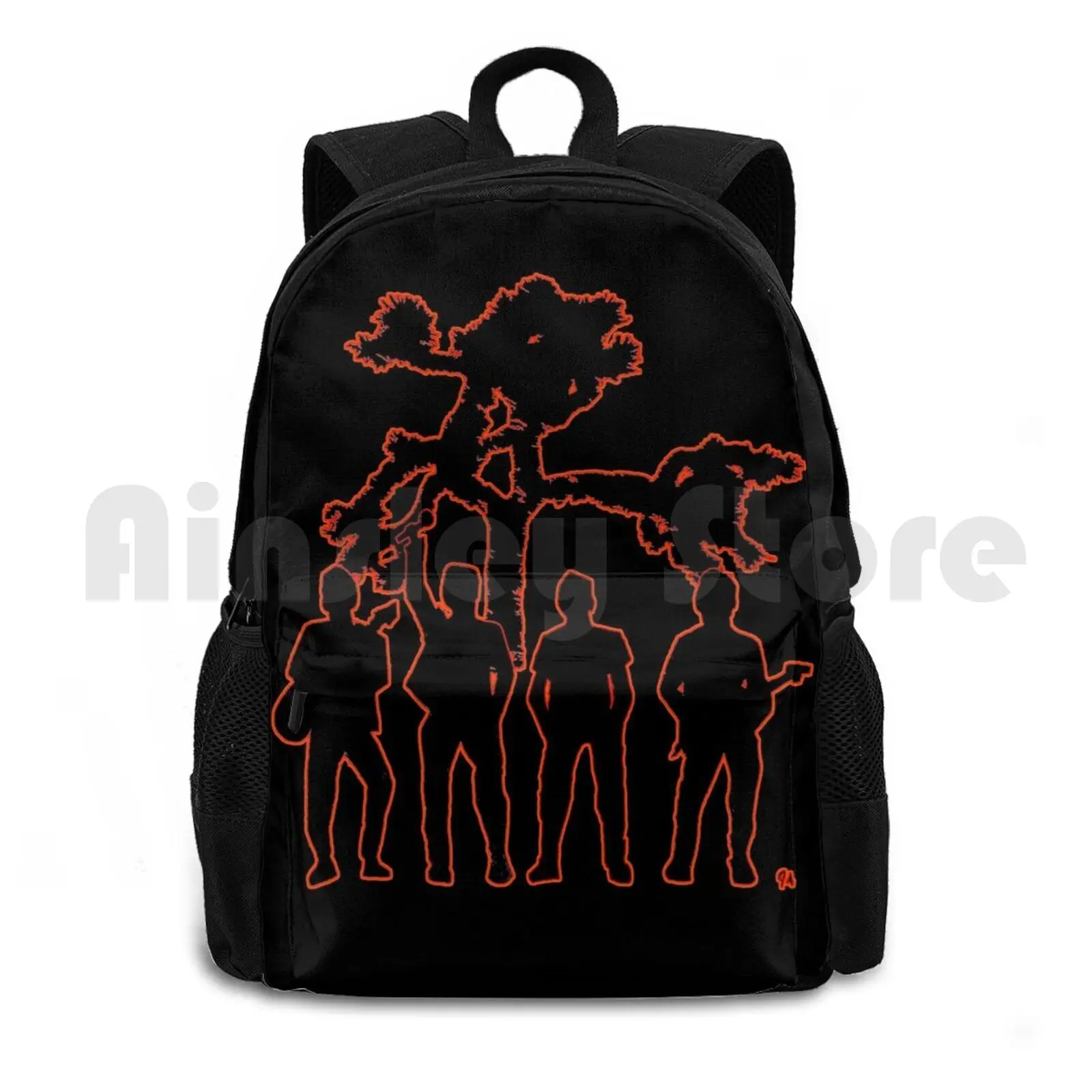 Ирландские звезды скалы в красном контуре светящийся наружный рюкзак для пешего