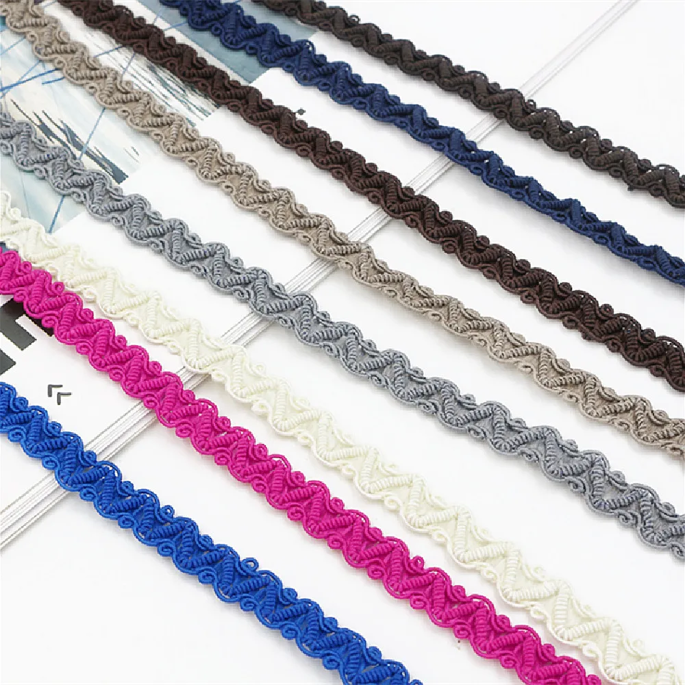 Золотые кружевные ленты волнистые полосатые аппликации для одежды сделай сам 20