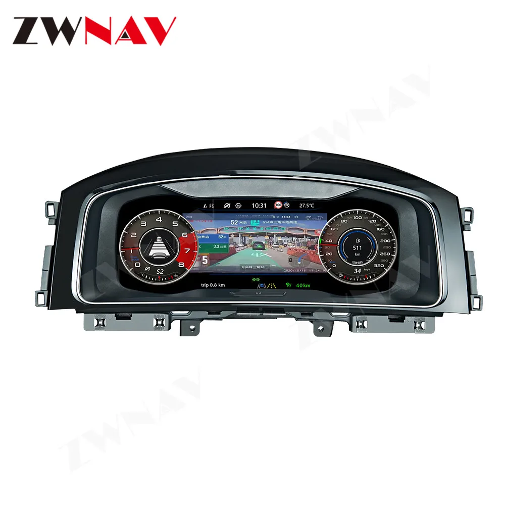 $598.52 Linux Gen 2 Digital Cluster Virtual Cockpit For VW B8 PASSAT CC Golf 7 Golf 7.5 GTI Variant Dashboard Entertainment Speed Screen