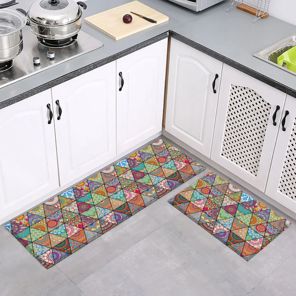 

Прямая продажа, кухонный коврик, недорогой Противоскользящий современный коврик для гостиной, балкона, ванной, коврик с принтом, Придверный...