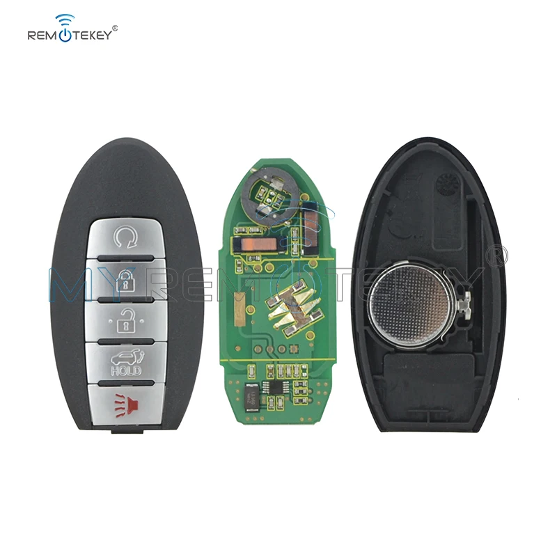 REMTEKEY For Nissan Patrol CWTWB1G744 smart remote key 4+1 button 433MHz ID46 chip 2013 2014 2015 2016 2017 2018 2019 | Автомобили и