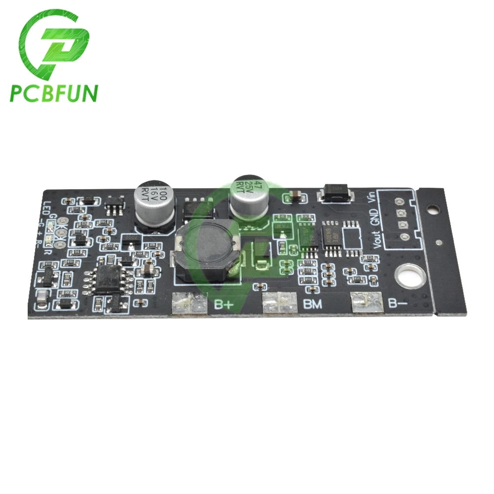 2S литий баланс Зарядное устройство зарядки защиты доска с логической