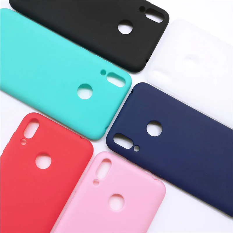 Мягкий силиконовый чехол для huawei honor 8C 6 26 дюйма задняя крышка из ТПУ 8c защитный