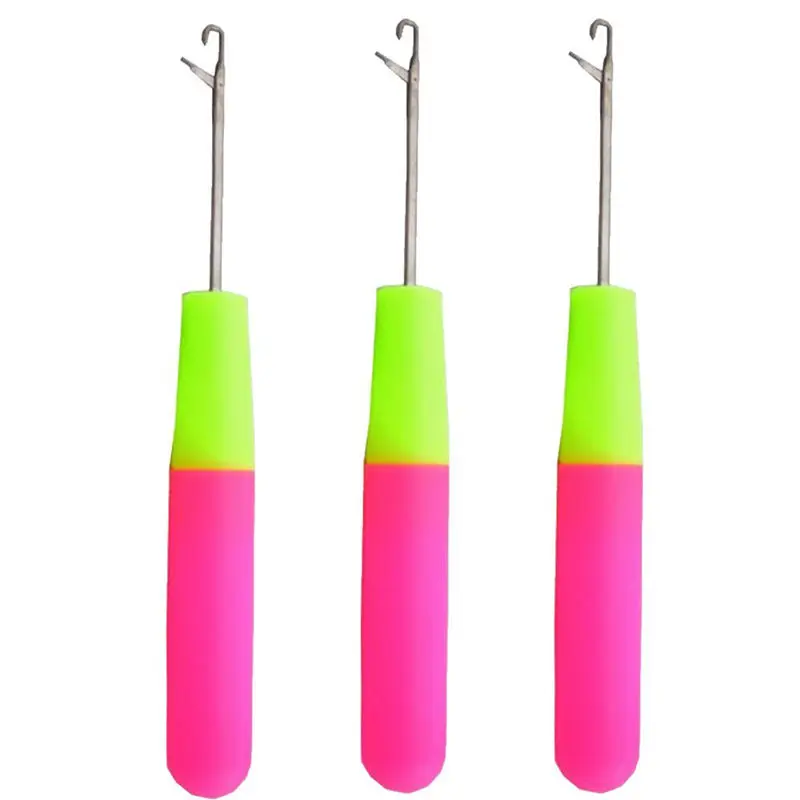 3 шт. крючок с защелкой игла для синтетических волос вязальные косички Джамбо