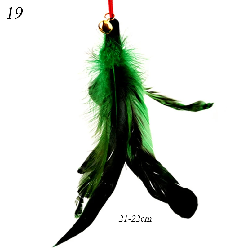 

Replacement Cat Teaser Cat Wand Feather Having Fun Cat Stick 19 Colors Extendable Rod Stick Cat Toy Having Fun Exercise