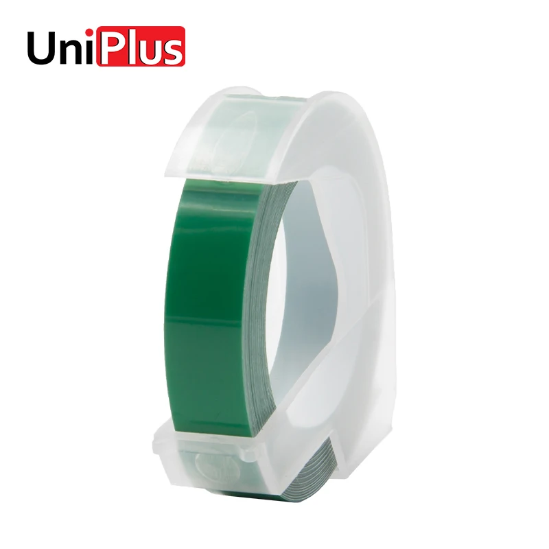 UniPlus Dymo 3D этикетка производитель 1610 1540 1755 1880 12965 принтер 9 мм зеленая маркировка