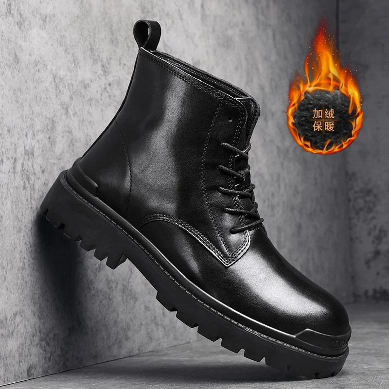 

Mens Martins Boot Fashion Designer Winter Boot Biker Boot for Men Leather High Boot Women Ankle Boot Warm Waterproof Chunky Boot