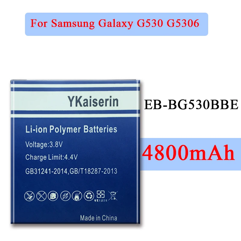 Батарея EB BG530BBE для Samsung Galaxy гр Prime J2 G530 G531 J500 J3 2016 J320 G550 4800 мАч BG530BBE|Батареи