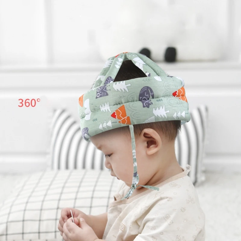 

L38E Baby Toddler Anti-collision Protective Hat Baby Safety Helmet Soft Comfortable Head Security & Protection - Adjustable