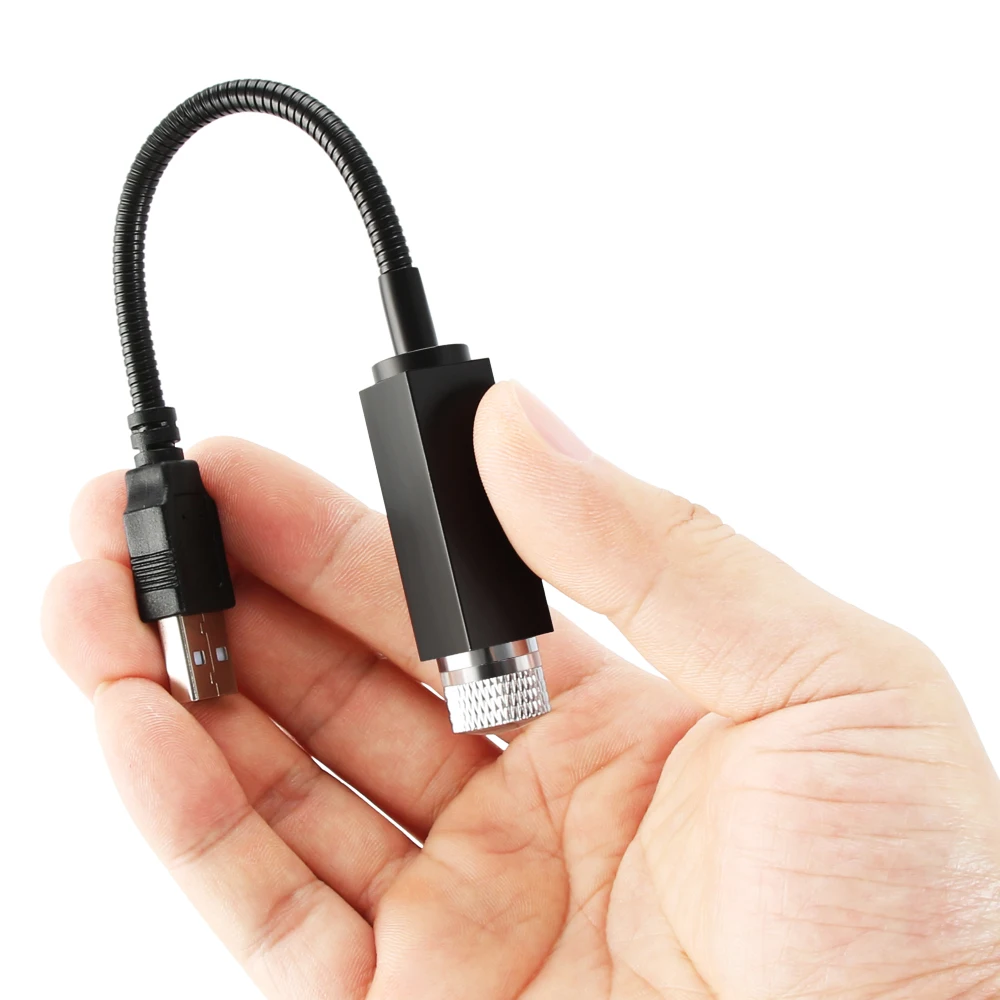 LED Car Roof Star Plug and Play Home Ceiling Romantic USB Night Light Starry Sky Red Blue Decor Lamp Adjustable Effects | Автомобили и