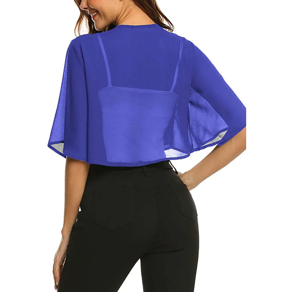 Женская Мягкая шифоновая шаль накидки для вечернего платья свадебная накидка