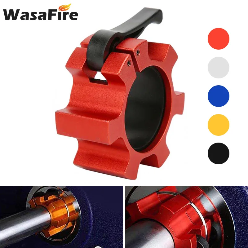 Олимпийский замок для штанги 1 пара воротника тяжелой атлетики тренажерного зала