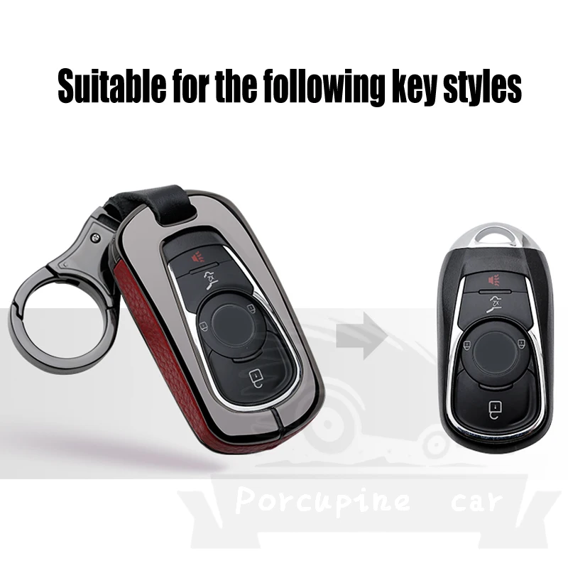 Стайлинг автомобиля кожаный чехол для ключа из цинкового сплава Buick GL8 VELITE 5 ENCORE