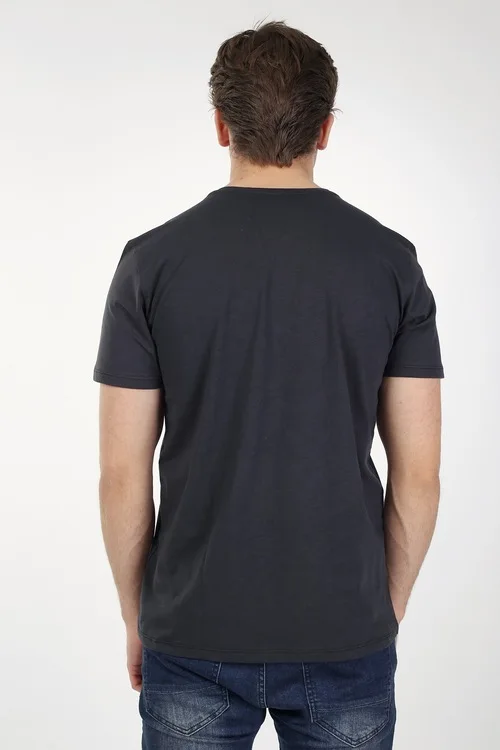 

Pianoluce Male Cotton Half Sleeve Printed Bike Collar Regular T-Shirt 482972319