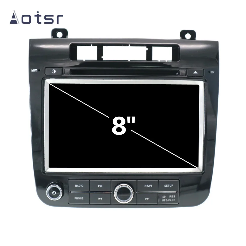 DSP Android 9,0 автомобильный DVD мультимедийный плеер gps навигация для VW Touareg 2010- Авто Радио Стерео головное устройство магнитофон 64 г