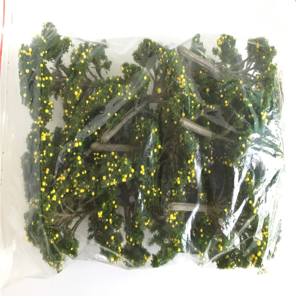 3 шт. миниатюрные пластиковые модели деревьев в масштабе 11 см | Игрушки и хобби