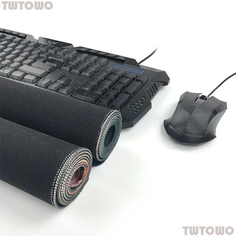 attack on titan anime xxl gaming padmouse large lock edge mouse pad computer mousepad 90x40cm gamer laptop keyboard mouse mats free global shipping