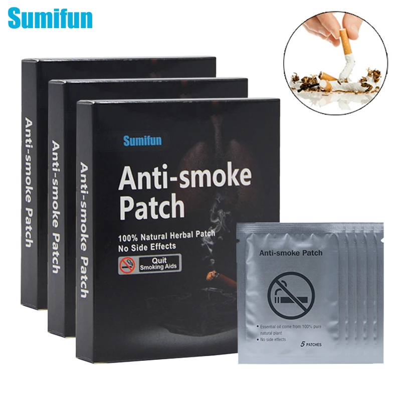 

105 пластырей = 3 коробки, 100% натуральные ингредиенты Sumifun, пластырь против курения и против дыма, лечебная терапия D0584