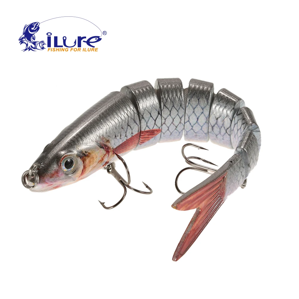 ILure 1 шт. PRO 8 секций рыболовная приманка 13 5 см/19 г шарнирная Swimbait форель бас