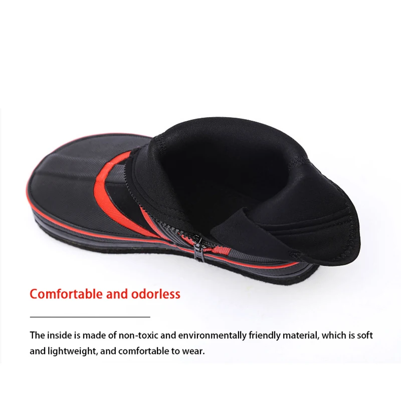 Теплые водонепроницаемые Нескользящие ботинки для рыбалки размеры 38-45 ткань