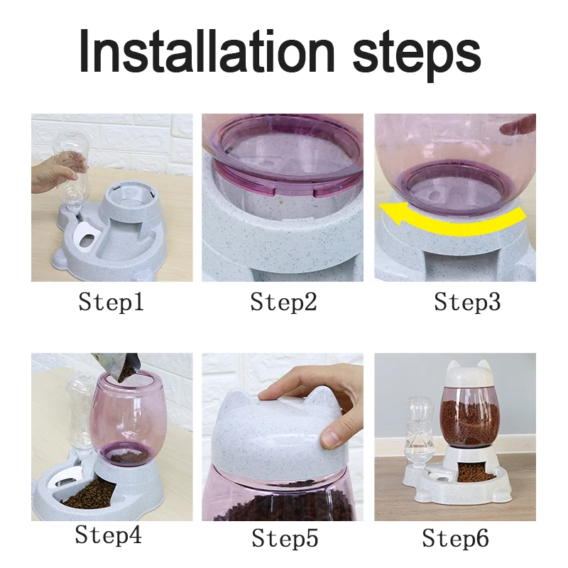 2.2л собака кошка автоматическая подача воды для собак Питьевая миска 5.3л большой