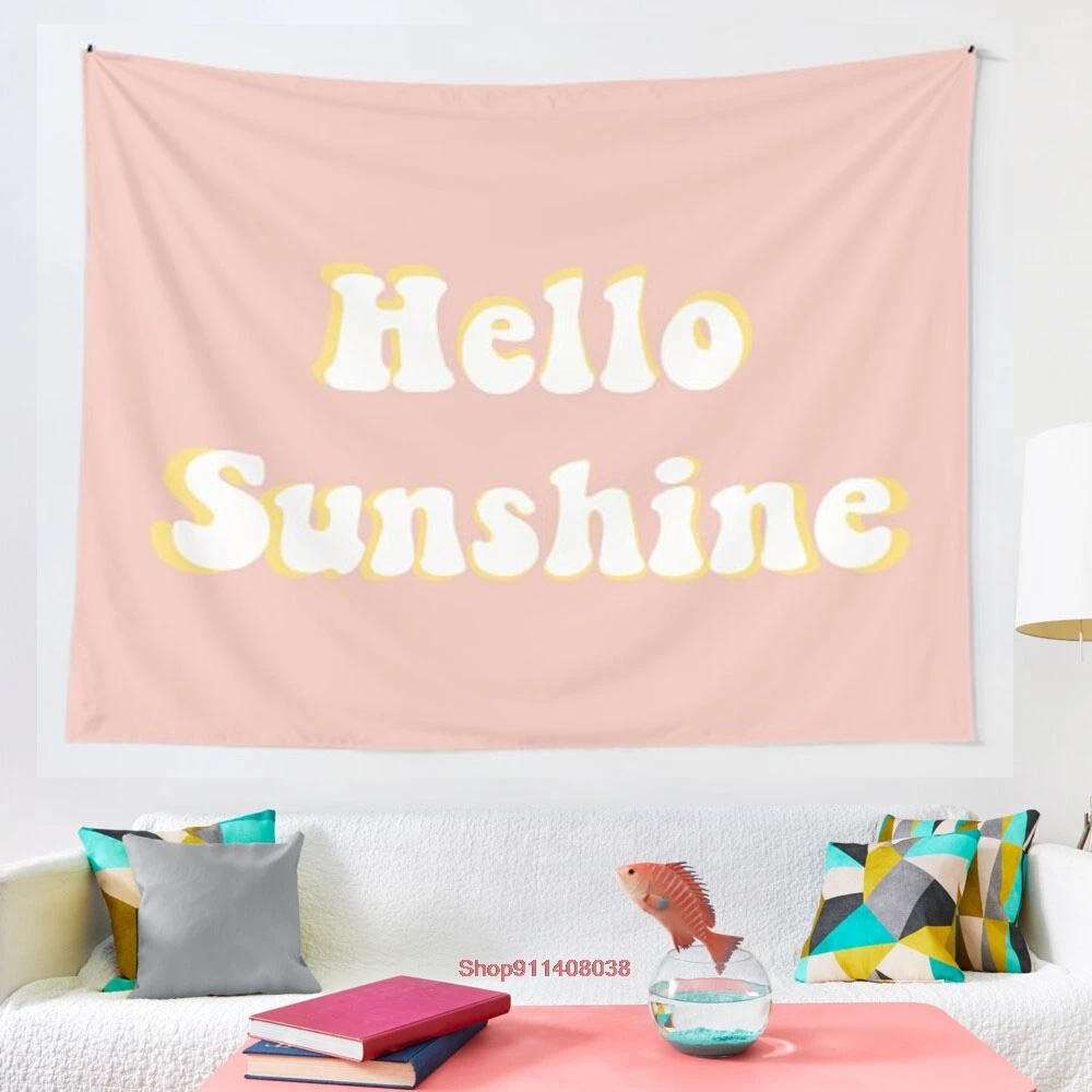 

Настенный Гобелен Hello Sunshine, украшение для стен, астрологический Декор