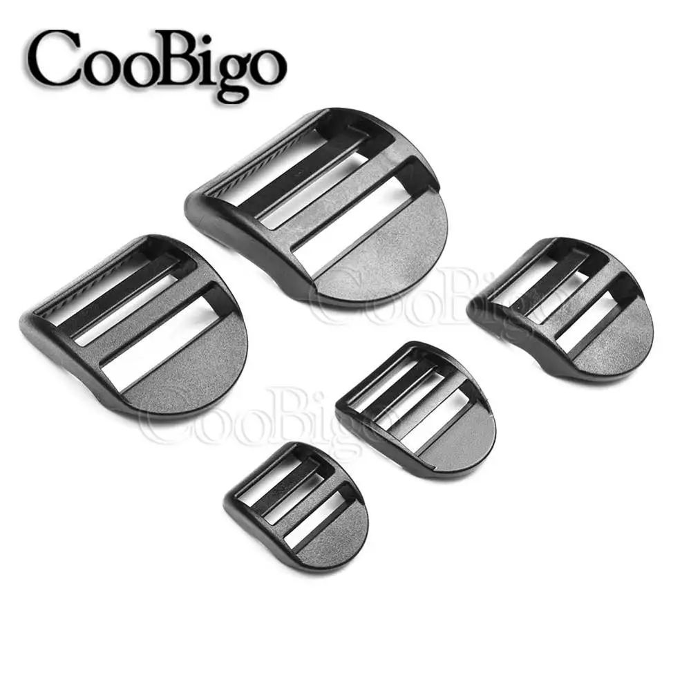 5 детской пластиковой лестничной замок пряжки слайдеры ремни для рюкзака черные