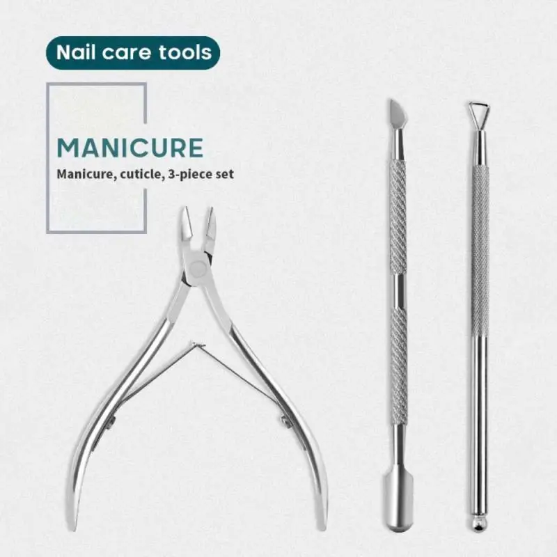 

Stainless Steel Nail Cuticle Nipper Tweezer Clipper Cuticle Spoon Dead Skin Remover Scissor Plier Pusher Tool Nail Accessories