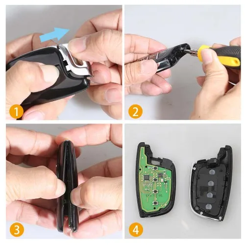 Xhorse XSCS00EN Smart Remote Key 4 Buttons Colorful Crystal Style Proximity 10pcs/lot | Code Readers & Scan Tools