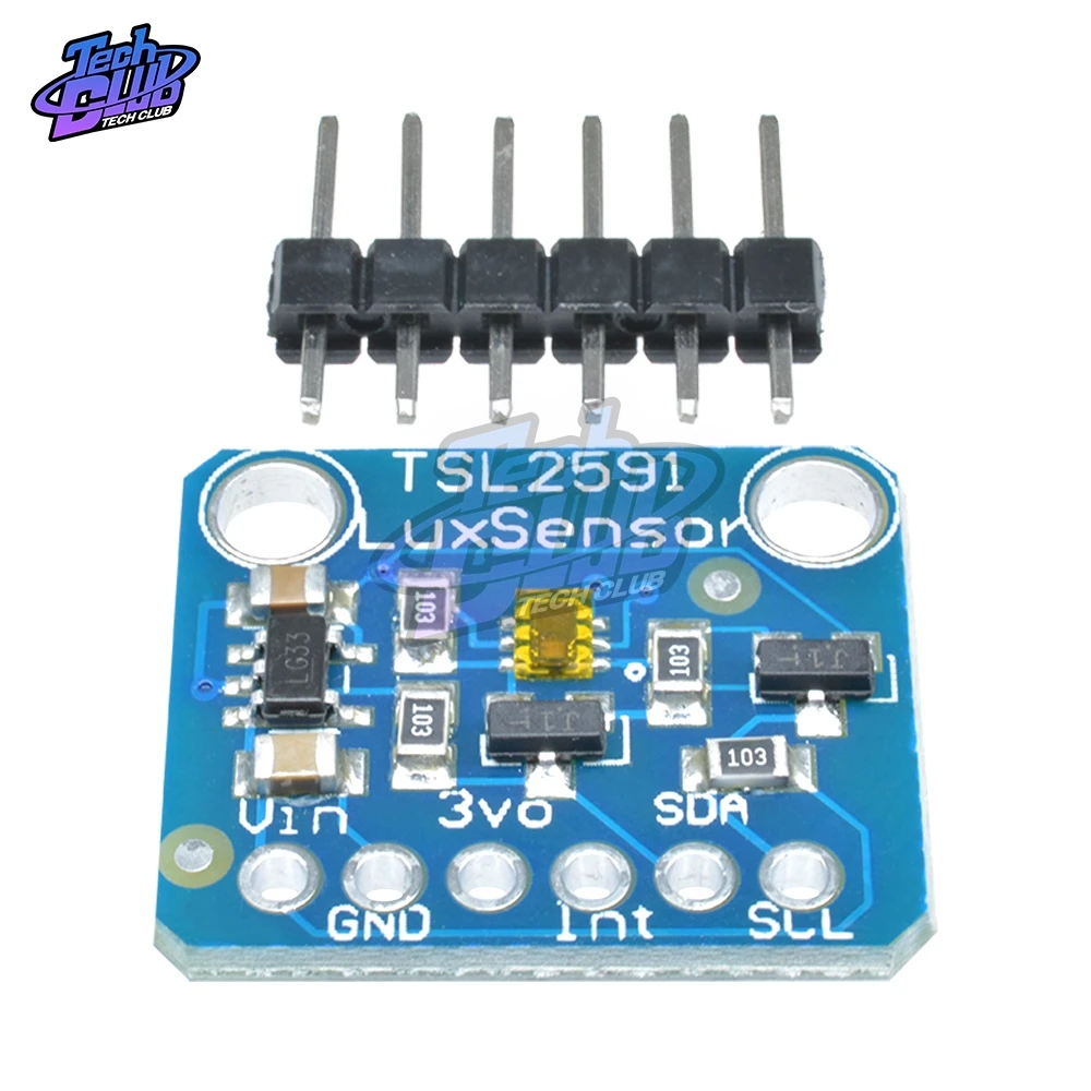 TSL2591 IIC I2C Light Sensor Breakout Module High Dynamic Range Digital Board TSL25911FN 3.3V 5V Diy Electronic | Инструменты