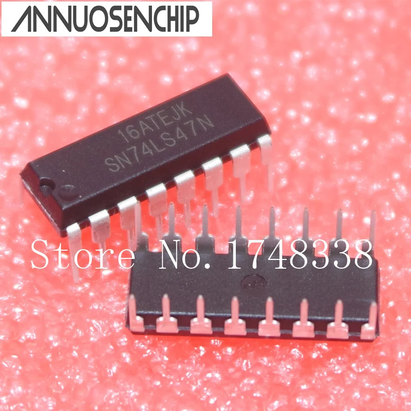 

50PCS 74LS47 SN74LS47N DIP-16 New and original SN74LS47 HD74LS47P