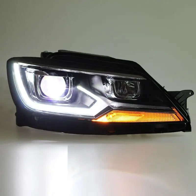 Стайлинг дневные ходовые Боковые указатели поворота Luces Led Para авто фары